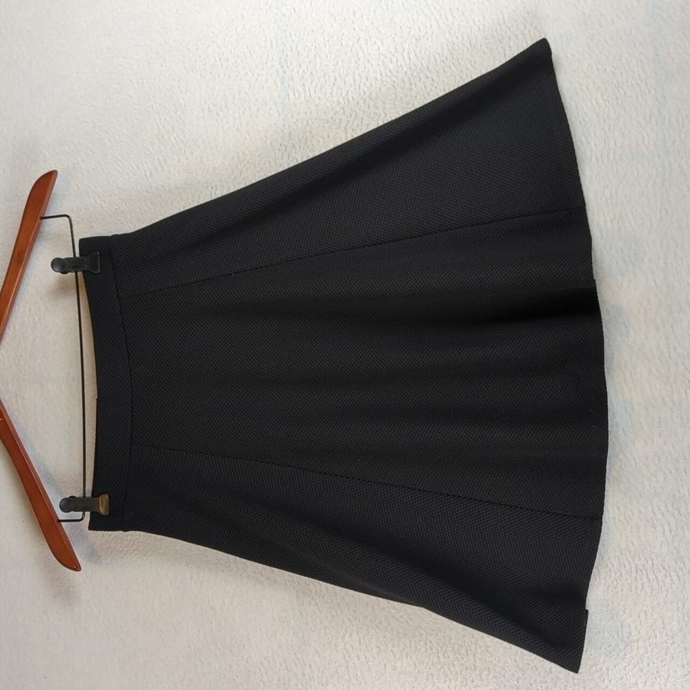 DownEast Womens Black Flared Formal Party Cocktail Skirt Size XS